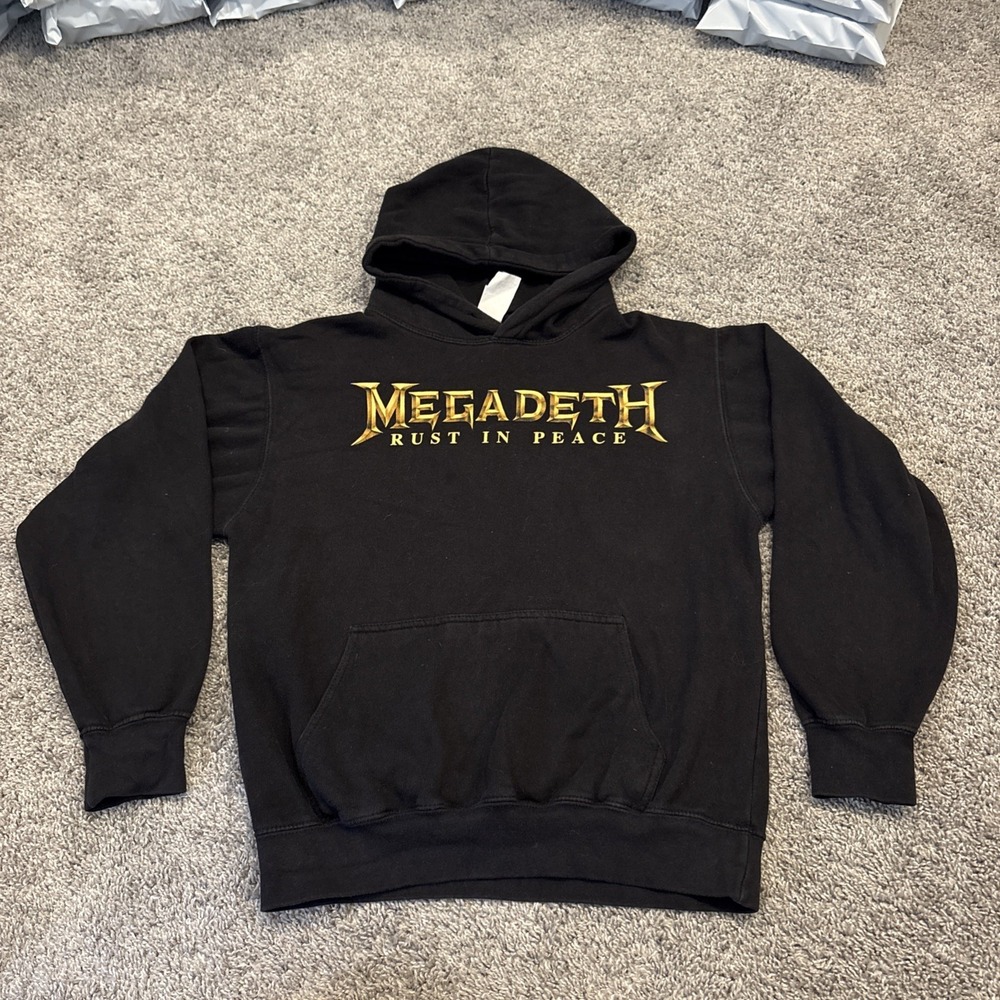 Megadeth  Rust In Peace 20th Anniversary Hoodie Small thrash heavy metal rattle